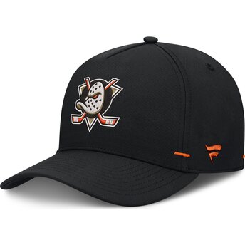 Mützen gebogen schwarz snapback Structured A-Frame der Anaheim Ducks NHL von Fanatics