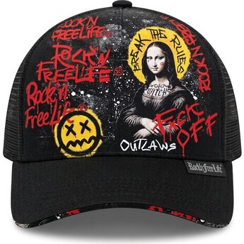 Mützen gebogen schwarz snapback N°288 von Rock’nFreeLife