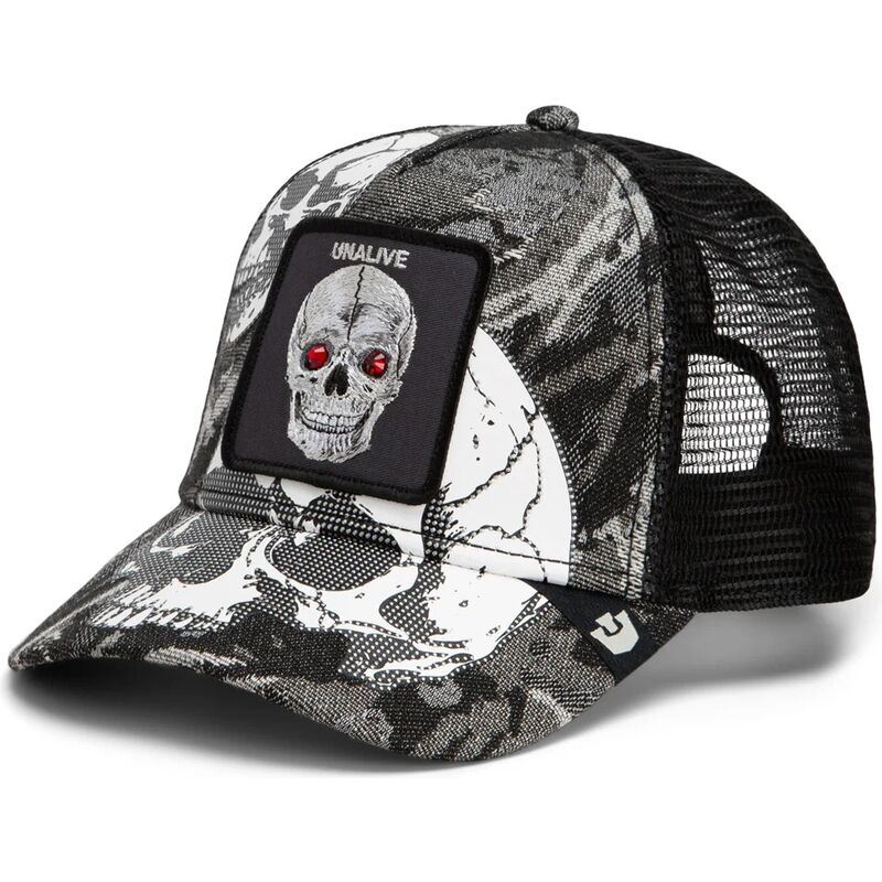 mutzen-gebogen-schwarz-snapback-bone-head-unalive-the-farm-goorin-bros mutzen-gebogen-schwarz-snapback-bone-head-unalive-the-farm-goorin-bros