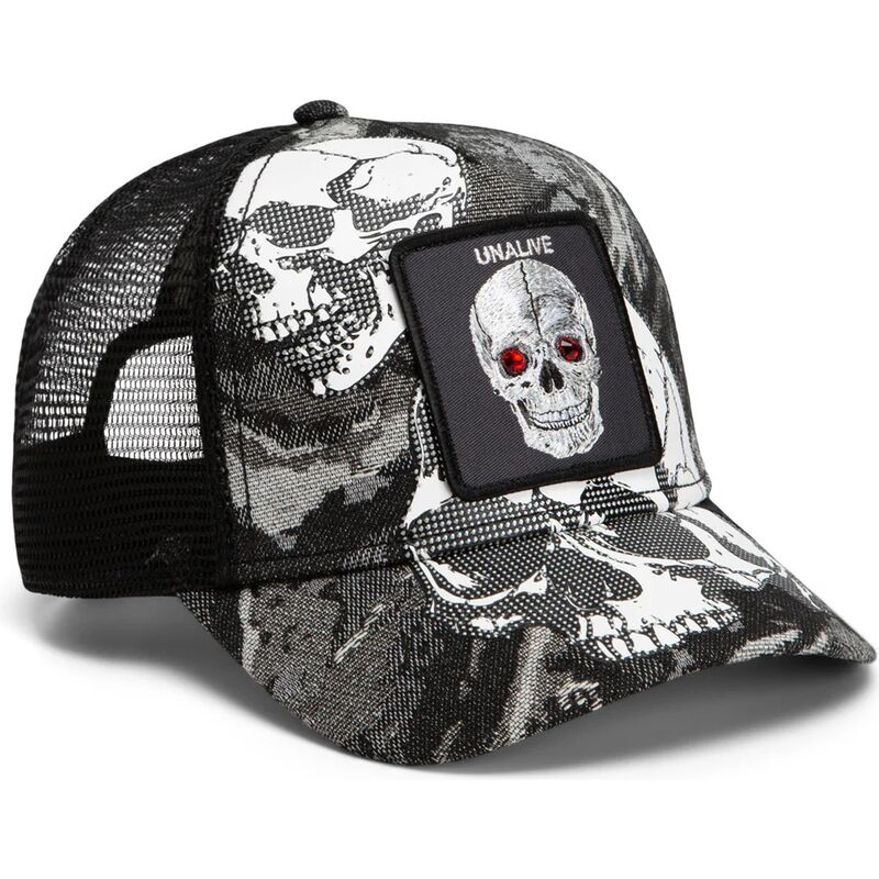 mutzen-gebogen-schwarz-snapback-bone-head-unalive-the-farm-goorin-bros mutzen-gebogen-schwarz-snapback-bone-head-unalive-the-farm-goorin-bros