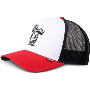 Mützen gebogen rot snapback HFT Toucan von Djinns