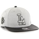 47-brand-flat-brim-seitliches-logo-mlb-los-angeles-dodgers-smooth-snapback-cap-grau