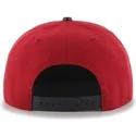 rote-snapback-flachkappe-mit-glanzendem-schirm-von-mlb-new-york-yankees-von-47-brand