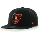 mutzen-flach-schwarz-snapback-lisa-lateral-der-baltimore-orioles-mlb-von-47-brand