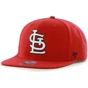 mutzen-flach-rot-snapback-lisa-lateral-der-st-louis-cardinals-mlb-von-47-brand