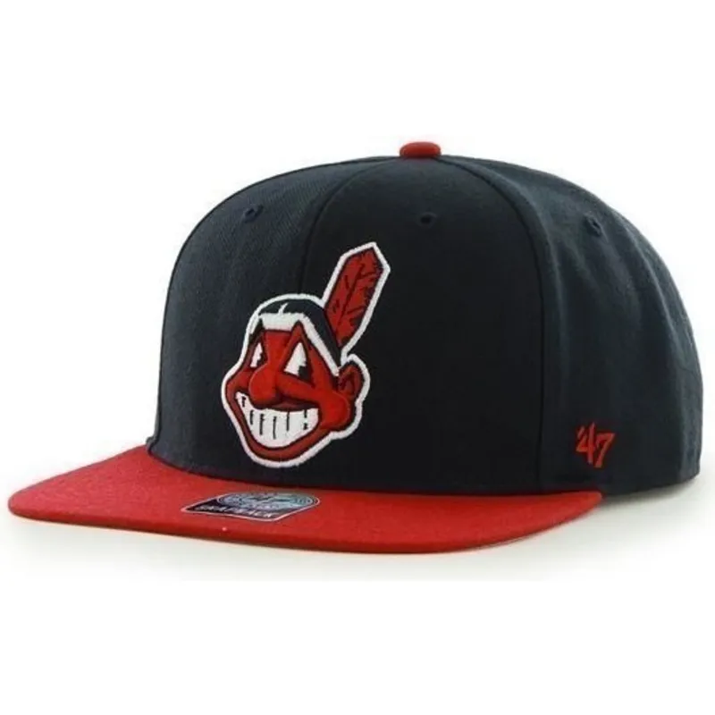 mutzen-flach-marineblau-snapback-lisa-antiguo-der-cleveland-indians-mlb-von-47-brand
