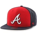 mutzen-flach-marineblau-snapback-liso-lateral-der-atlanta-braves-mlb-von-47-brand