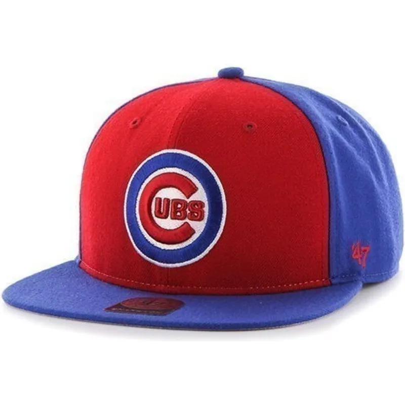 mutzen-flach-blau-snapback-lisa-lateral-der-chicago-cubs-mlb-von-47-brand