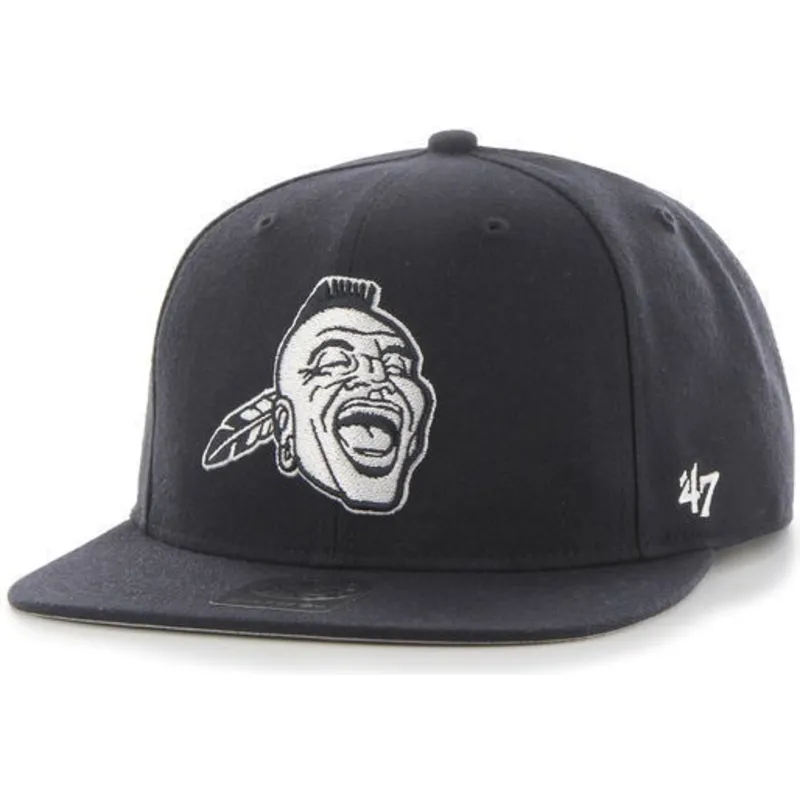 mutzen-flach-marineblau-snapback-lateral-der-atlanta-braves-mlb-von-47-brand
