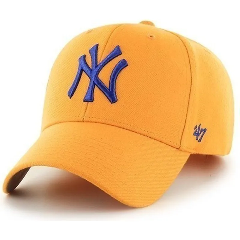 mutzen-gebogen-gelb-verstellbares-band-lisa-der-new-york-yankees-mlb-von-47-brand mutzen-gebogen-gelb-verstellbares-band-lisa-der-new-york-yankees-mlb-von-47-brand