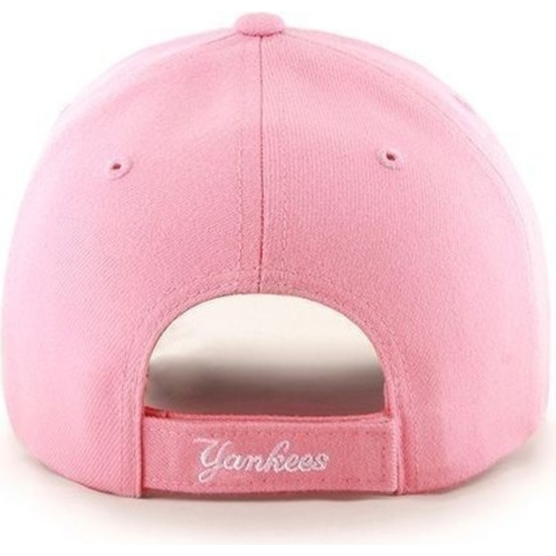 47-brand-curved-brim-mlb-new-york-yankees-smooth-cap-pink