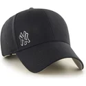 mutzen-gebogen-schwarz-verstellbares-band-lisa-pequeno-der-new-york-yankees-mlb-von-47-brand