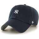 47-brand-curved-brim-kleines-logo-mlb-new-york-yankees-cap-marineblau