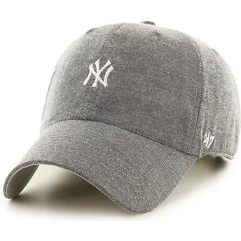 mutzen-gebogen-grau-verstellbares-band-pequeno-der-new-york-yankees-mlb-von-47-brand