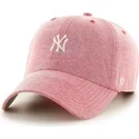 mutzen-gebogen-rosa-verstellbares-band-pequeno-der-new-york-yankees-mlb-von-47-brand