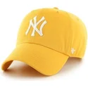 mutzen-gebogen-gelb-verstellbares-band-frontal-grande-der-new-york-yankees-mlb-von-47-brand