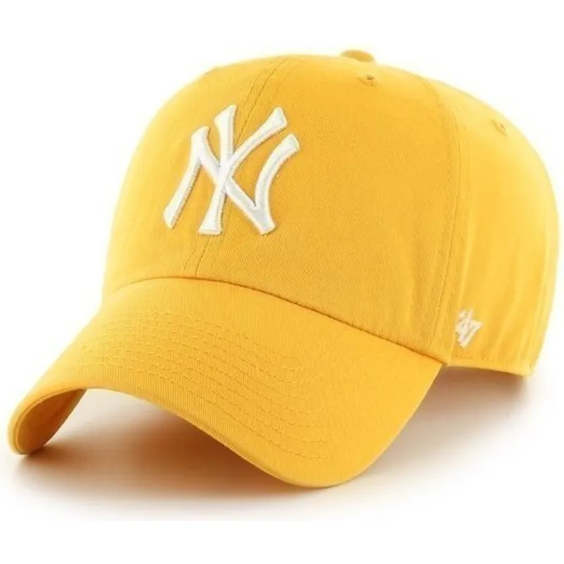 mutzen-gebogen-gelb-verstellbares-band-frontal-grande-der-new-york-yankees-mlb-von-47-brand