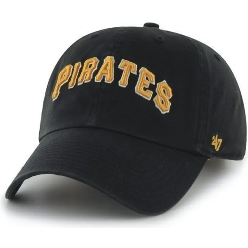 mutzen-gebogen-schwarz-verstellbares-band-nombre-frontal-grande-der-pittsburgh-pirates-mlb-von-47-brand