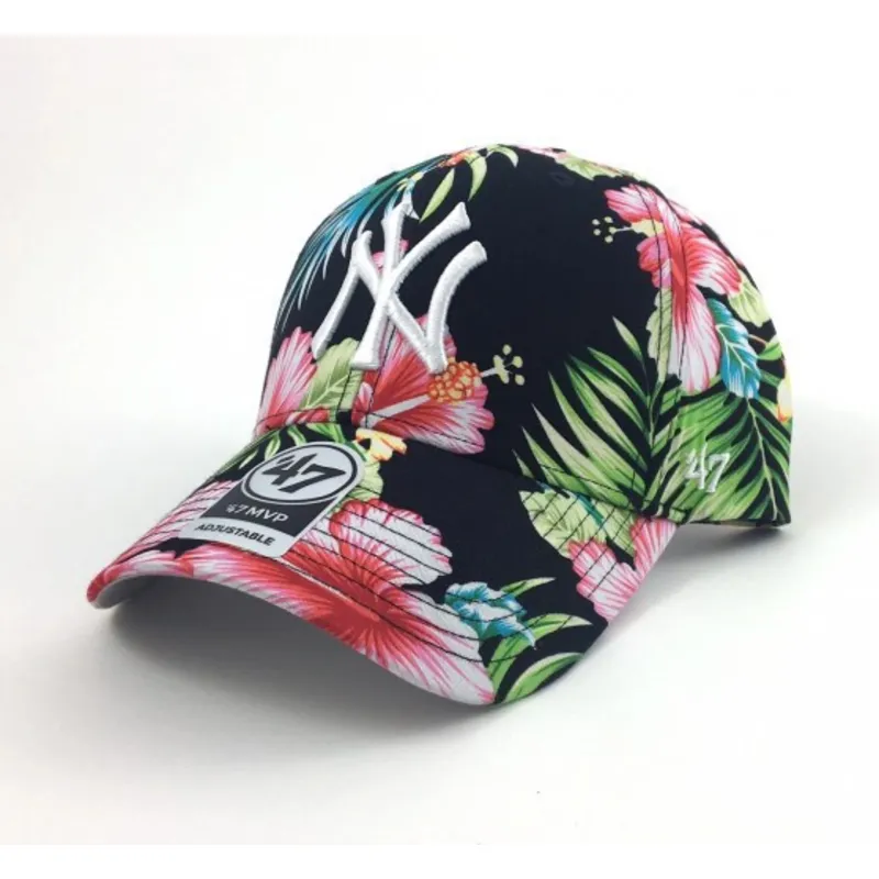 mutzen-gebogen-multicolor-verstellbares-band-estampado-de-flores-der-new-york-yankees-mlb-von-47-brand mutzen-gebogen-multicolor-verstellbares-band-estampado-de-flores-der-new-york-yankees-mlb-von-47-brand