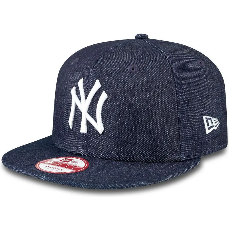 mutzen-flach-marineblau-snapback-9fifty-essential-denim-der-new-york-yankees-mlb-von-new-era