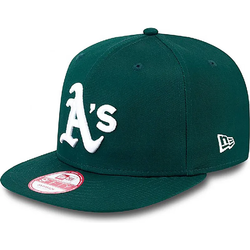 mutzen-flach-schwarz-snapback-9fifty-essential-der-oakland-athletics-mlb-von-new-era