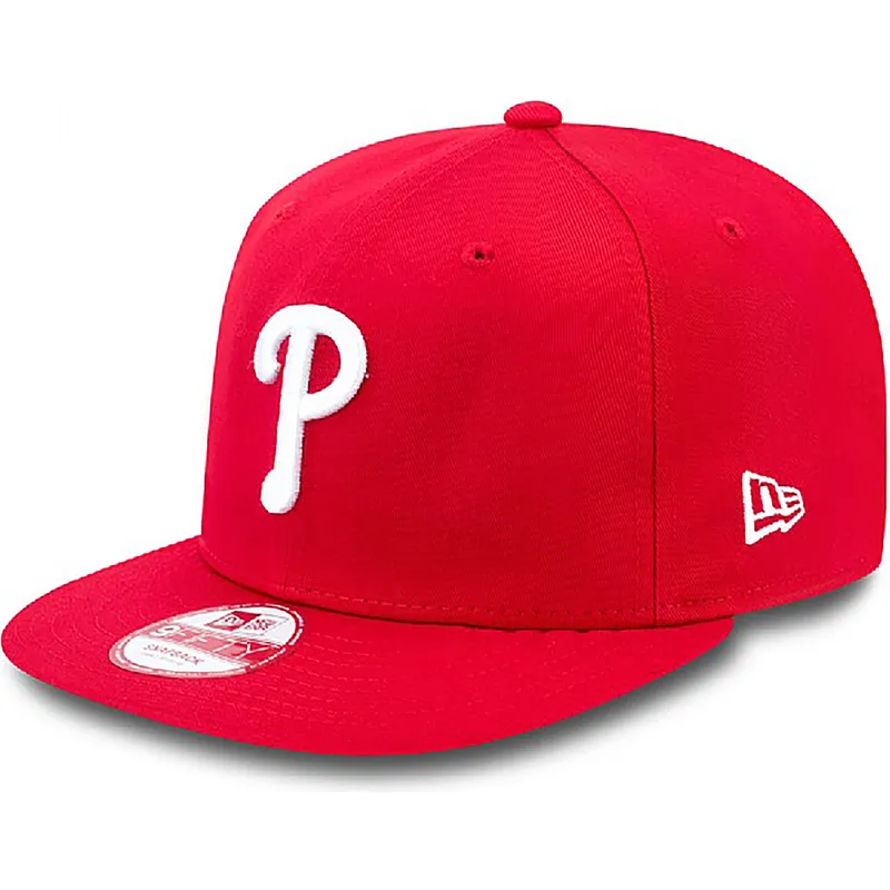 mutzen-flach-rot-snapback-9fifty-essential-der-philadelphia-phillies-mlb-von-new-era mutzen-flach-rot-snapback-9fifty-essential-der-philadelphia-phillies-mlb-von-new-era